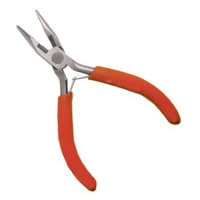 Strulo 4 1/2 inch Jewelers Mini Long Nose "Self Opening" Pliers