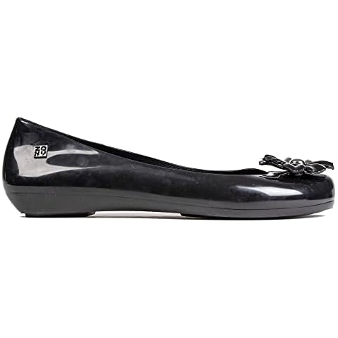 Zaxy Womens Pop Pretty Ballerina Shoes Black 5 UK Cover