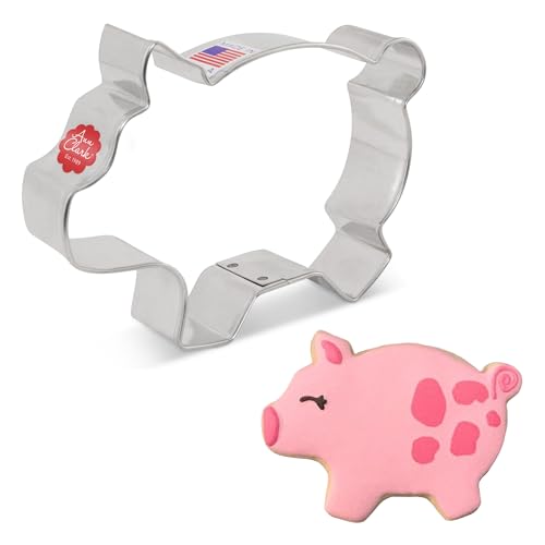 Ann Clark Pig Cookie Cutter, 4.25