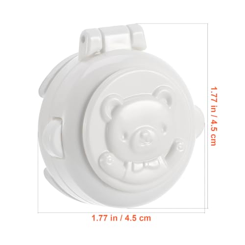 4Pcs Children Safety Button Security Lock Child Proof Car Computer Washing Machine Dryer Dishwasher Stove Key Start Button Protection Cover Baby Safety Lock Pressing Device with Adhesive Installation