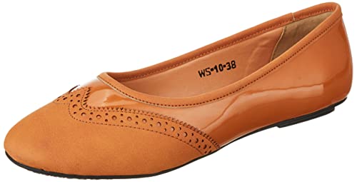 Amazon Brand - Symbol Womens Isabella Tan Ballet Flat_3 UK (AW21- WS - 10) (B09HVG36Z6) Amazon Price History, Amazon Price Tracker