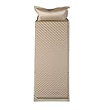 KIKAPA ColchóN Autoinflable Individual para Acampar Colchoneta Inflable Ligera para Dormir para 1 Persona Colchoneta de Aire Turismo Senderismo 3,5 Cm