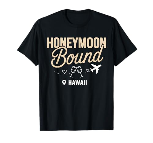 Honeymoon Bound Holiday Travel Hawaii Matching Couples Vibes T-Shirt