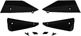 Barkbusters B-084-BK Wind Deflectors and Plug Kit, Black Sabre