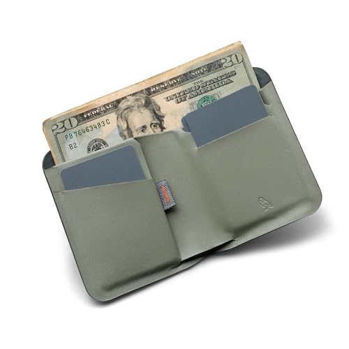 Image of Bellroy Apex Note Sleeve - (Molded leather billfold wallet, RFID protected) - Everglade