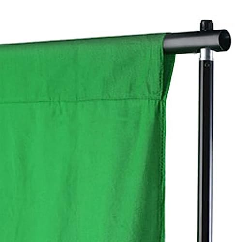 vidaXL Fotostudio Hintergrund Baumwolle Gr&uuml;n 3x3m Chromakey Hintergrundstoff