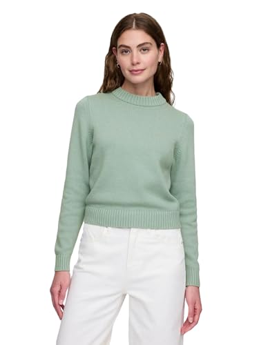 Image of Gap Women's High Neck Cotton Crew Sweater
