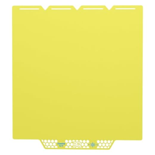 ⚡ BIQU CryoGrip Pro Glacier Yellow Compatible with Snapmaker U1 3D Printer 276x304.5mm Panda Build Plate Double Sided Upgrade Plate Removable Surface Platform