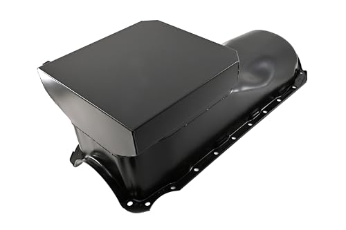 Image of CFR Performance Steel Oil Pan - 1965-1990 Chevy BBC 396-402-427-454 Black