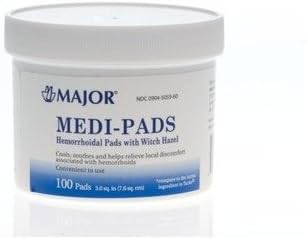 OTC030898 - Major Pharmaceutical Witch Hazel Hemorrhoidal Pads