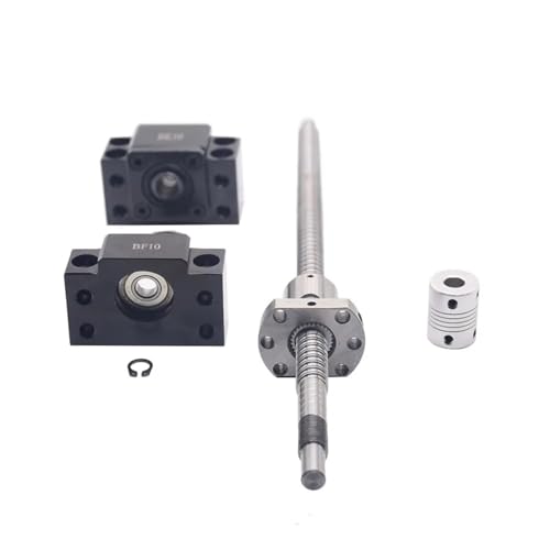 1 Set C7 SFU1204 Rolled Ball Screw with End Machined + 1204 Ball Nut + BK/BF10 End Support + Coupler for CNC Parts RM1204 ZHENGGFPW(800mm)