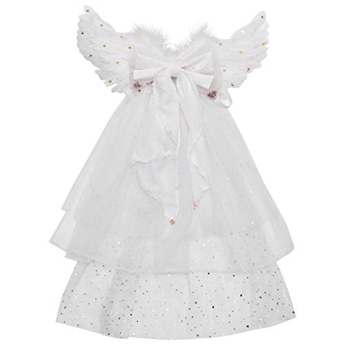 SAFIGLE Alas De Ángel Gasa Disfraz De Fiesta Creativo Ropa De Cosplay Para Niñas Estrella