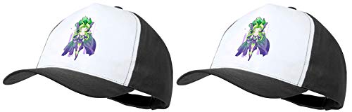 Packung mit 2 schwarzen Kappen für Gamer, Neue Generation, PC Cap