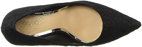 Jewel Badgley Mischka Women's RUMOR Shoe, Black Lace, 9 M US | Image 4