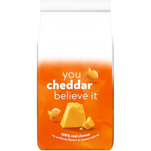 Goldfish Crackers, Cheddar Crackers, Family Size, 10 Oz Bag