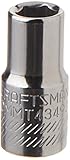 CRAFTSMAN Shallow Socket, SAE, 1/4-Inch Drive, 1/4-Inch, 6-Point (CMMT43493)