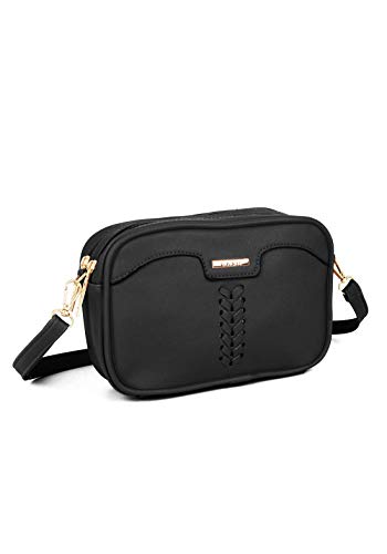 Bolsa Transversal ,Gash, Feminino, Preto, P