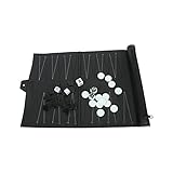 Juego De Backgammon De Viaje, Juego De Juegos De Mesa Enrollable Portátil, Juego De Backgammon De Cuero De PU, Juego De Mesa Clásico Plegable, Regalos De Cumpleaños De Juego De Backgammon