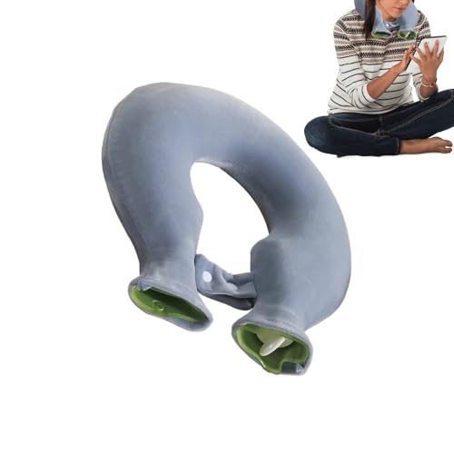 Bolsa De Agua Caliente Para El Cuello | 1800ml Envoltura Ergonómica Relajante | Almohadilla Térmica Para Cuello Y Hombros - para Hogar Familia Hombres Mujeres Adultos Viaje Músculos Cuerpo Hombro