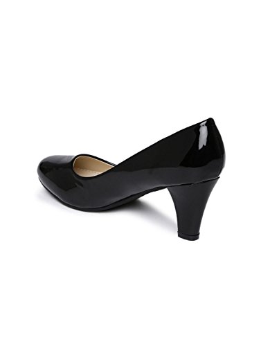 Image of Addons Round-Toe Patent Pumps