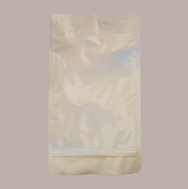 Lucgel Busta Sacchetto Sottovuoto Alluminio 124 MY (200+300x100mm Zip) - 50 pezzi - | Conservazione Alimenti