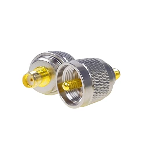 Conector SMA hembra a UHF macho PL259 adaptador RF para antena de radio coaxial 5