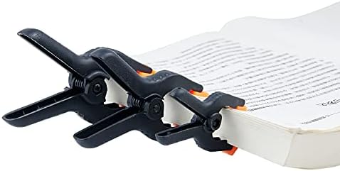 ROSEMARY 20 Piece Woodworking Spring Clip Toggle Clamps 2" 3.5" 4" inch DIY Tools Plastic Nylon for Photo Studio Background Clamp Heavy Duty A Joiner Clips