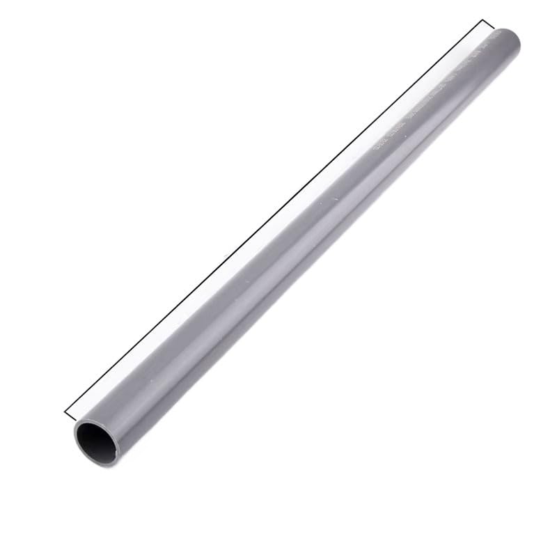 1 connettore di drenaggio diritto per acquario, 20 ~ 50 mm, grigio, per acquario, uscita troppopieno, giunzione per irrigazione da giardino (Style-E (O D), 40 mm (1 pezzo)