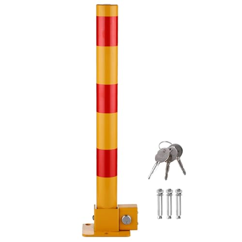 Borne de stationnement pliable anti squat place de parking privée acier