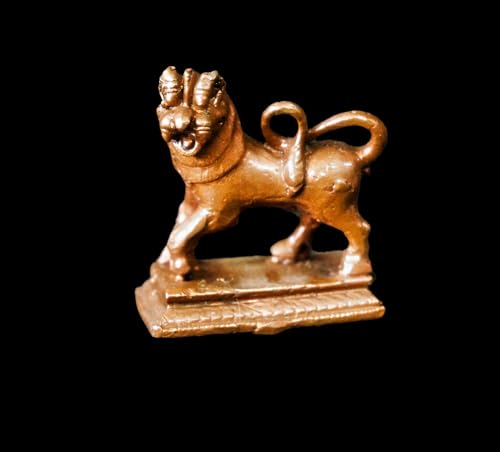 Image of Lion Murti Copper Bhagwan Ji Idol - 2.1 in - Pack of 1