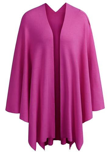 Image of PULI Womens Cross Front Poncho Shawl Wrap Elegant Wedding Formal Gift