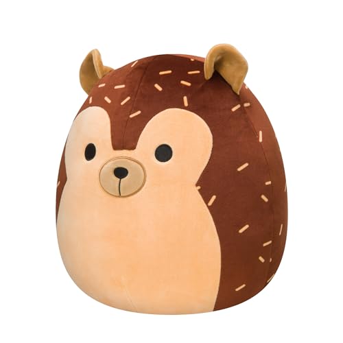 Image of Squishmallows Original 14-Inch Hans Brown Hedgehog - Large Ultrasoft Official Jazwares Plush