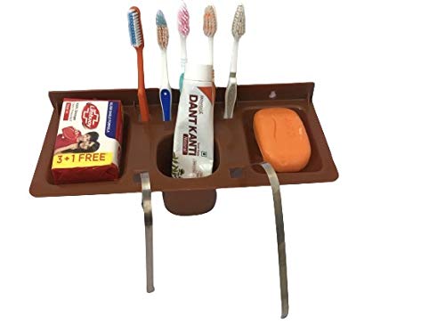 See full amazon price history chart for VIBGYOR Unbreakable Plastic Total Home Deluxe 4 in 1 Soap Dish Stand with Tooth Brushes Holder (Red, Pack of 4) VIBGYOR Unbreakable Plastic Total Home Deluxe 4 in 1 Soap Dish Stand with Tooth Brushes Holder (Red, Pack of 4) (B08QFB1M67) Amazon Price History, Amazon Price Tracker