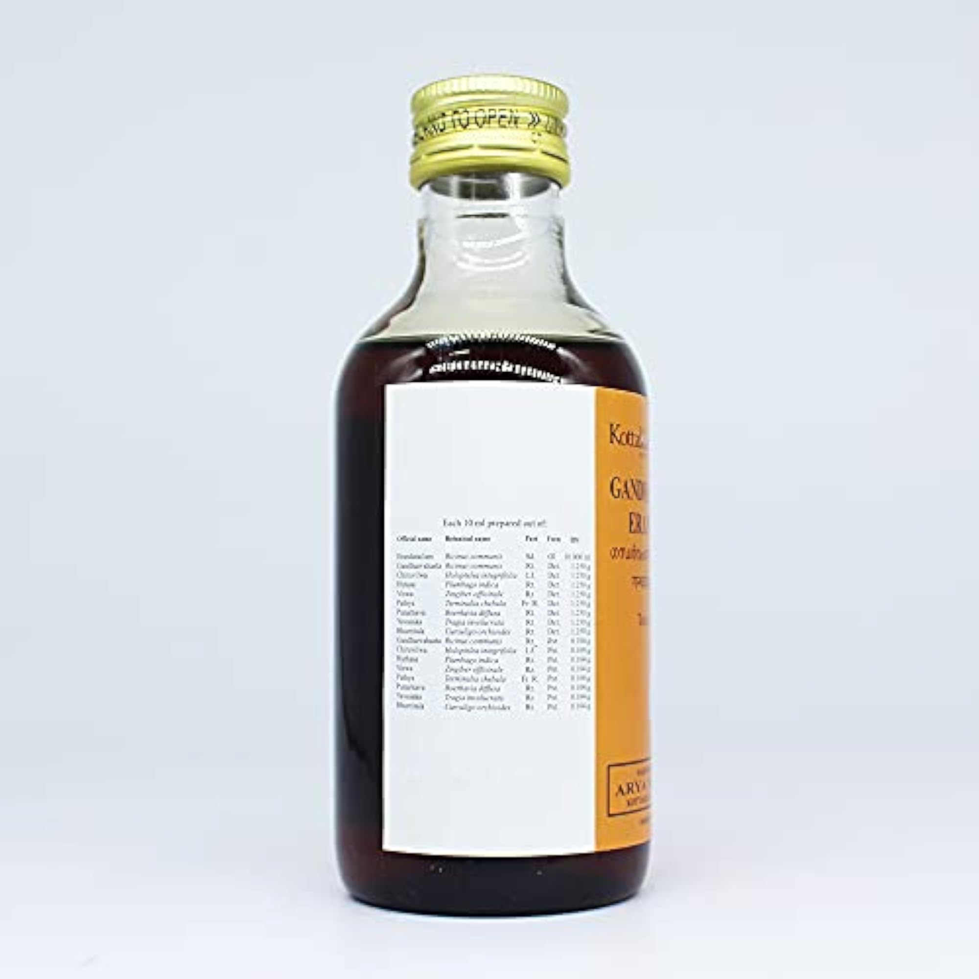 Gandharvahasthadi Eranada Tailam-200ML, Ayurvedic Oil