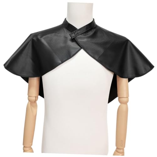 Capa impermeable para teñir cabello 2 piezas negra miniatura 4