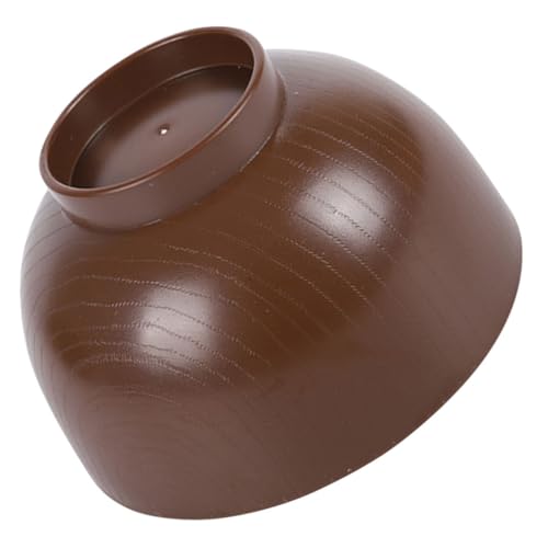 Ciieeo Bol à Soupe Japonais Réutilisable Bois Style Café Bol Petit Miso Ramen Riz Léger Résistant Choc Et Chaleur Vaisselle Traditionnelle Asiatique Pour Nouilles Et Aliments