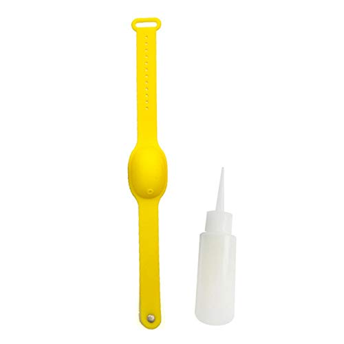 Huoyin Pulsera Dispensadora De Líquido, Pulsera Pulsera Dispensador De Silicona para Niños Adultos Al Aire Libre Mano Diaria