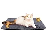 Compagnon d'extérieur polyvalent : le lit pour chat auto-chauffant est conçu pour les voyages, la randonnée et le camping tout en étant également idéal pour les pique-niques et autres activités de plein air, le confort de votre animal dans divers environnements grâce à sa large application et sa rétention fiable de la chaleur.