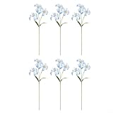 Photo Gallery extrwory bouquet di giglio artificiali, 60 cm, in plastica, decorativo, per matrimoni, casa, ufficio, giardino, interni ed esterni (blu pallido) Photo Gallery extrwory bouquet di giglio artificiali, 60 cm, in plastica, decorativo, per matrimoni, casa, ufficio, giardino, interni ed esterni (blu pallido)