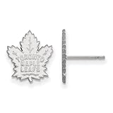 Sterling Silver NHL Toronto Maple Leafs Small Post Earrings Sterling Silver NHL Toronto Maple Leafs Small Post Earrings