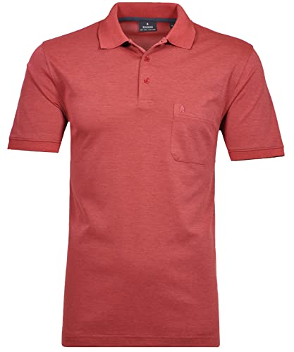 Preisvergleich Produktbild Ragman Herren Kurzarm Softknit Poloshirt XL, Koralle-606