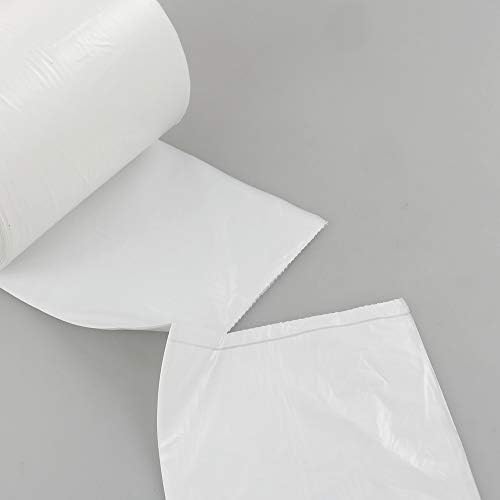 Sandmovie 6 L White Garbage Bags, Office Bin Bags, Bin Liners, 105 Counts