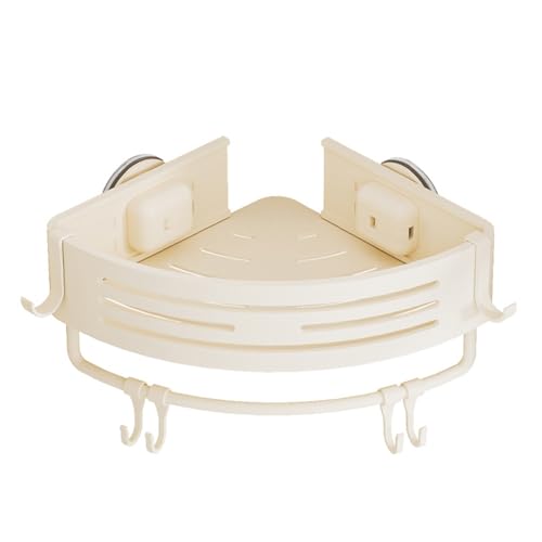 XUNFAKE Estante de ducha sin taladrar, estantería de baño, Accesorios De Baño, Estante de almacenamiento con ventosa, estantes de baño de pared, para Baño y Cocina