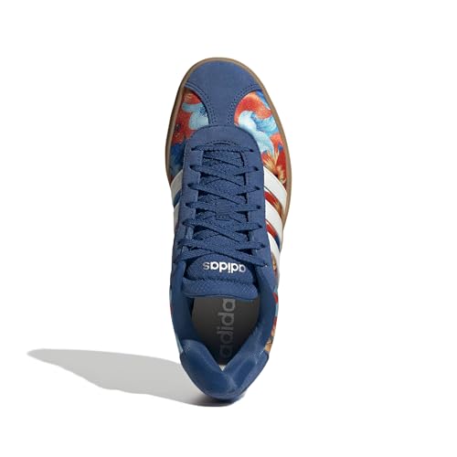 Image of adidas Womens Vl Court Bold Lace Up Sneakers Shoes Casual - Pink