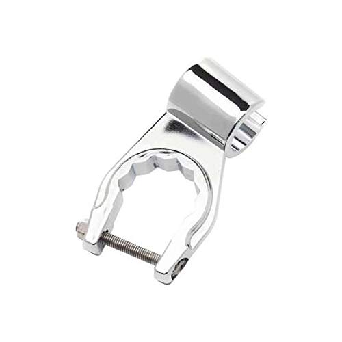 Disflex - Support de douchette cavalier chromé à fixer sur la robinetterie de douche ou baignoire