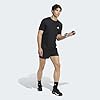 adidas Men's Workout Essentials Base T-Shirt, Black, 4XL #4