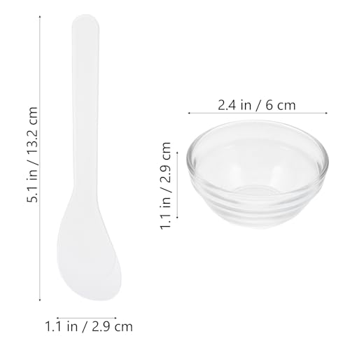 Set de 5 tazones para mezclar facial con palitos miniatura 4