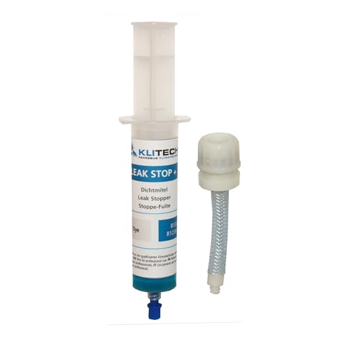 Lube1 Leak Stop+ Kartusche - Klimaanlagen Dichtmittel für die Autoklimaanlage, Verschließt undichte Stellen bis zu 0,5mm an Gummi- und Metallteilen