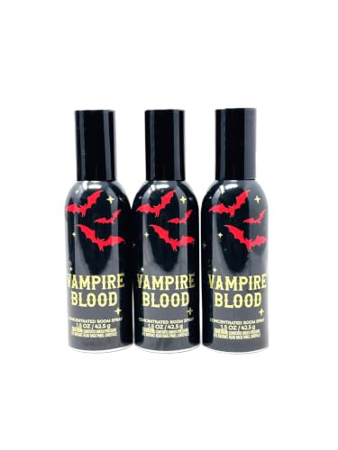 Image of Concentrated Room Spray Bath and Body 3 Pack 1.5 oz / 42.5 g Home Fragrance Air Freshner (1.5 oz / 42.5 g (3 Pack), Vampire Blood)