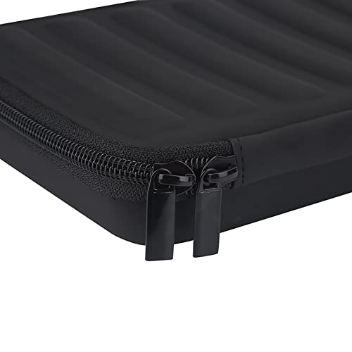 Drfeify Custodia per Armonica, Custodia in Pelle per Armonica in Pelle PU Armonica con Cerniera Borsa per Il Trasporto di Armoniche a 10 ForiCustodie, Cinturini